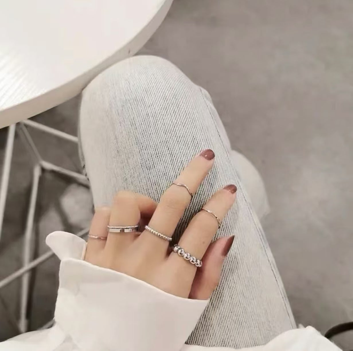 Eight-Piece Combination Rings